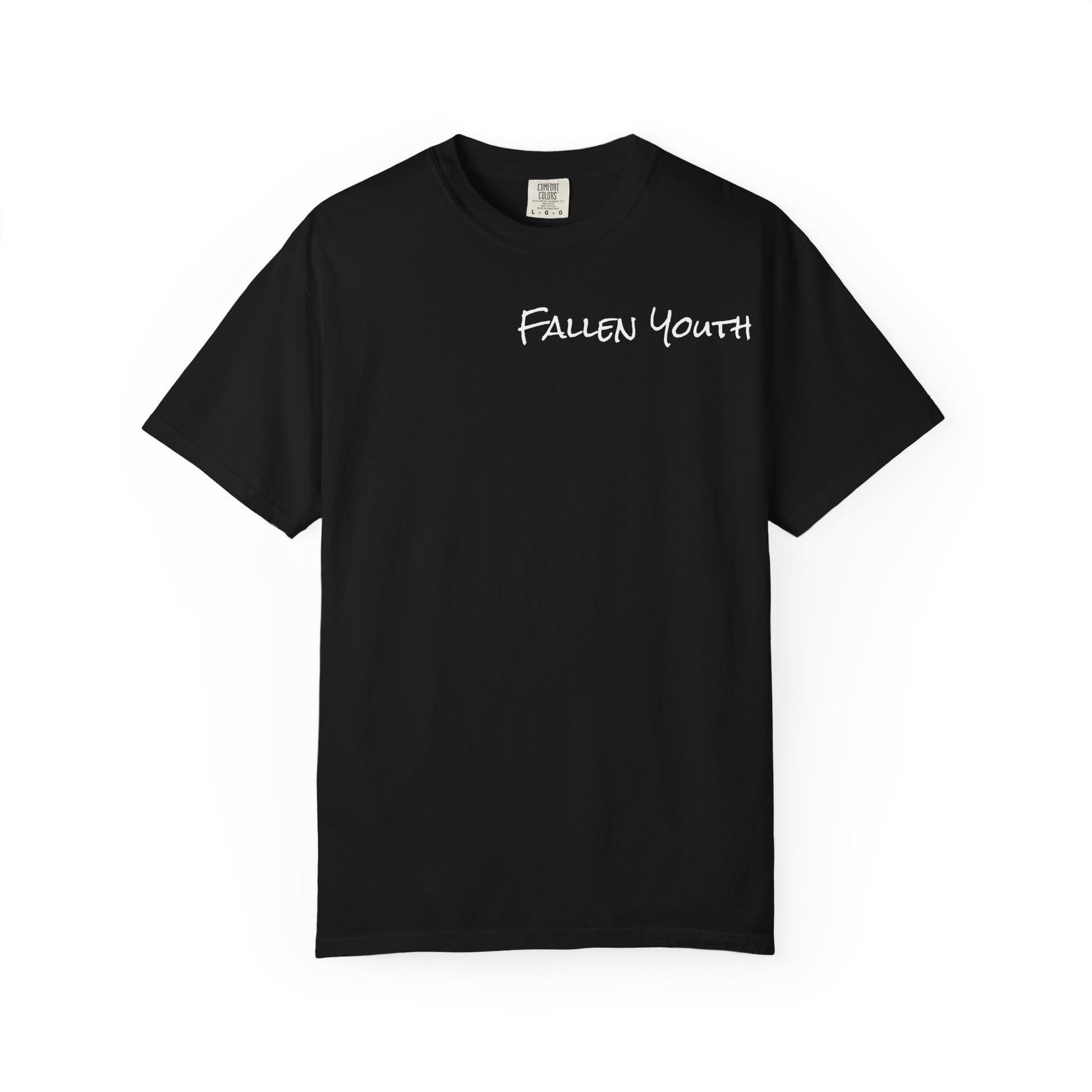 Fallen Youth — A Powerful Statement Flower Design Tee for Those Who Embrace Their Struggles and Rise Above