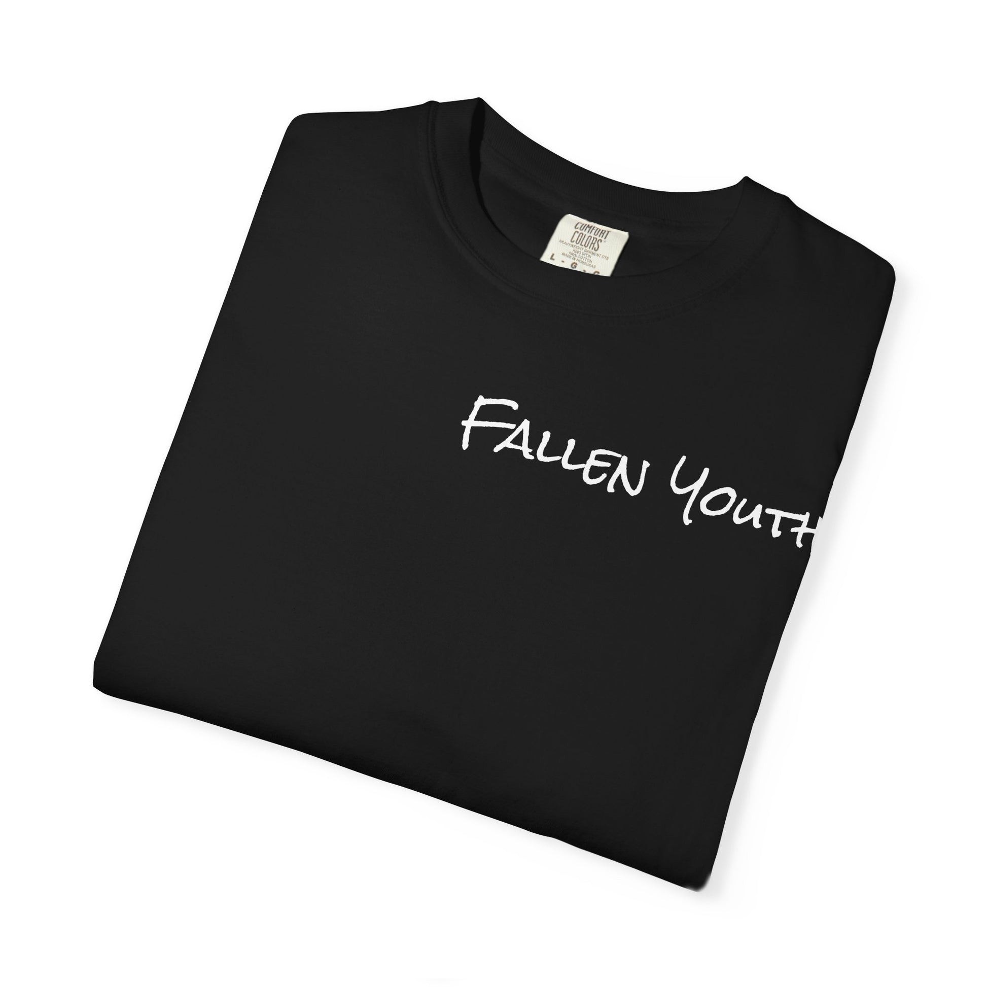 Fallen Youth — A Powerful Statement Flower Design Tee for Those Who Embrace Their Struggles and Rise Above