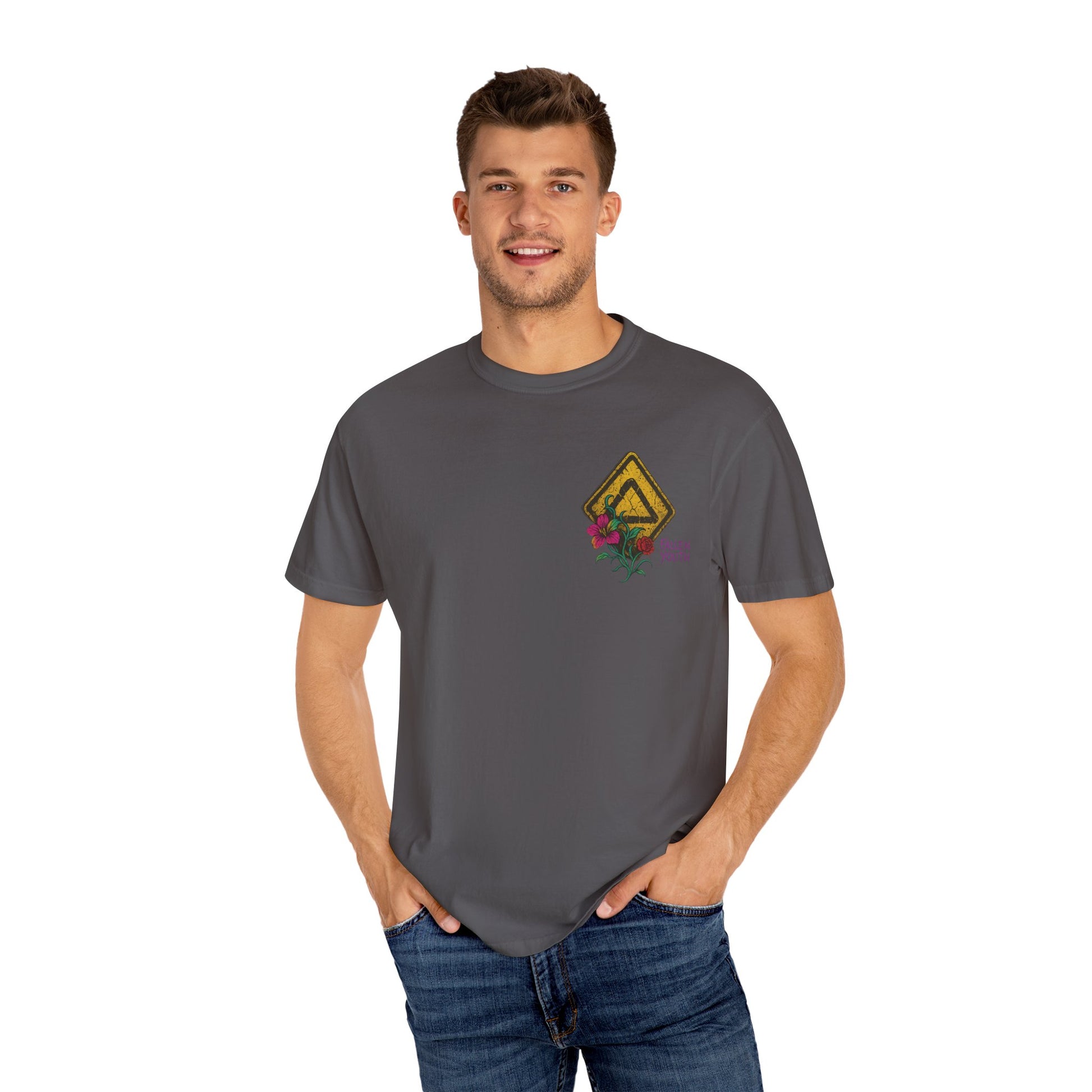 Vibrant Floral Graphic T-Shirt for Everyday Wear, Unisex Summer Tee, Casual Streetwear, Gift for Nature Lovers, Music Festivals