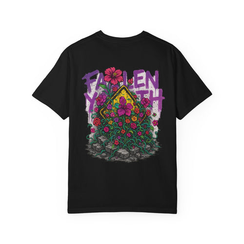 Vibrant Floral Graphic T-Shirt for Everyday Wear, Unisex Summer Tee, Casual Streetwear, Gift for Nature Lovers, Music Festivals
