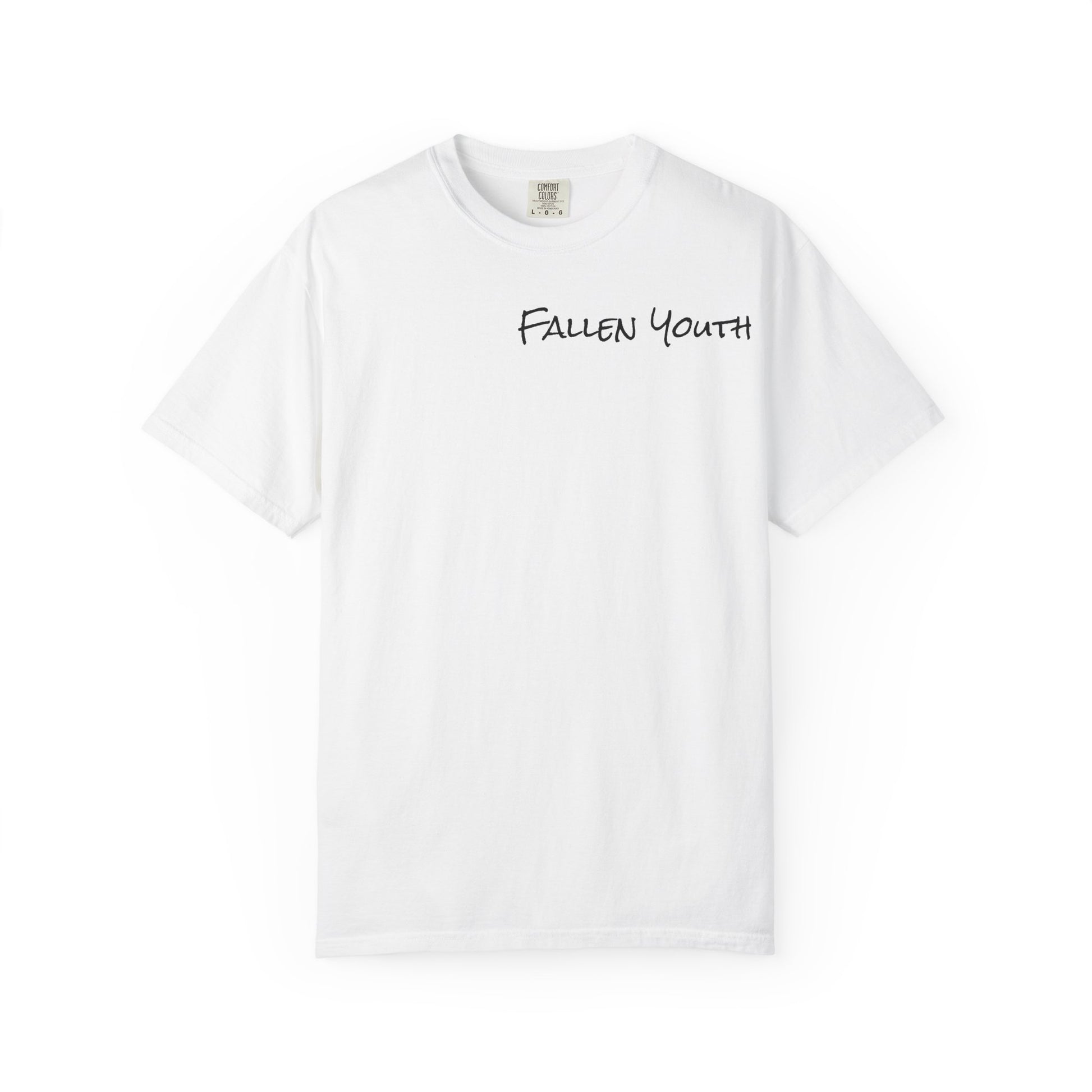 Fallen Youth — A Powerful Statement Flower Design Tee for Those Who Embrace Their Struggles and Rise Above